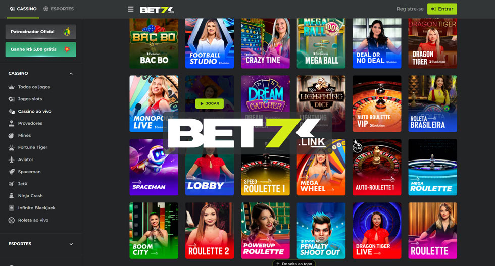 Experiência do usuário no Bet7k Casino
